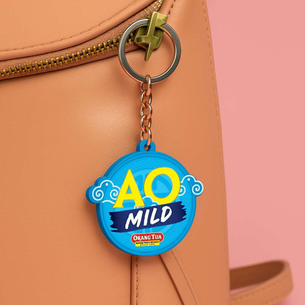 Gantungan Kunci Akrilik AO Mild - Official Merchandise Orang Tua