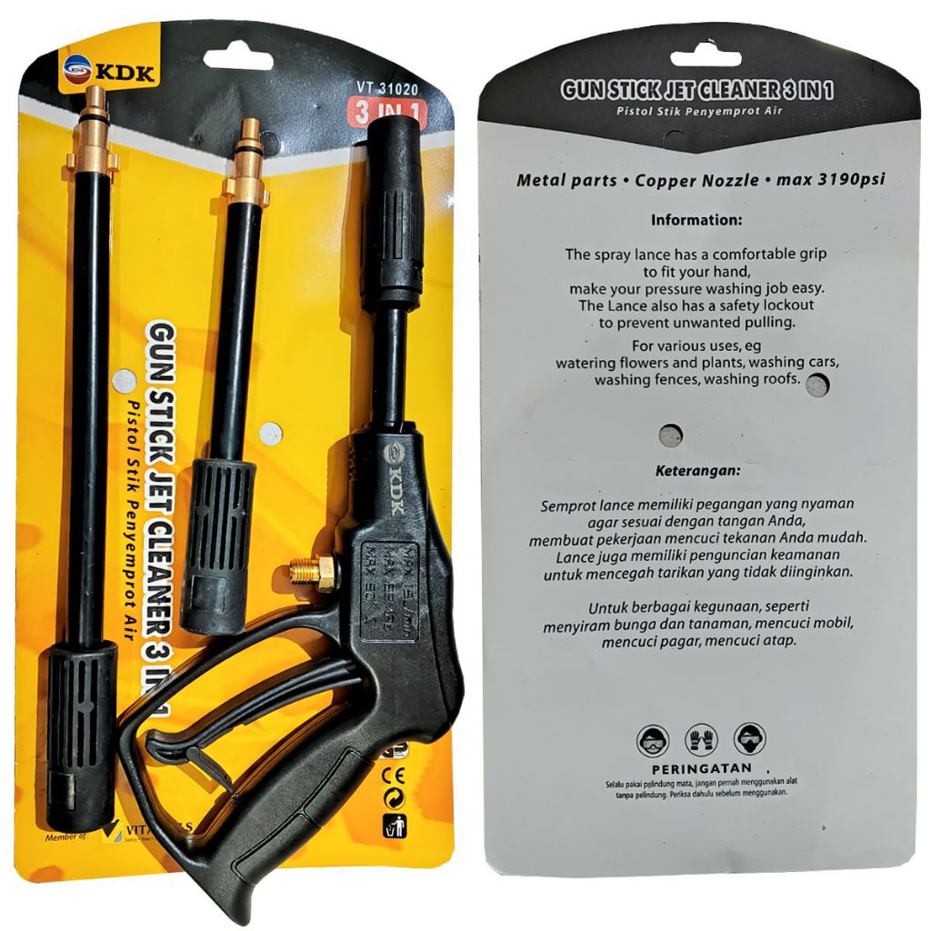STICK GUN 3IN1 JET STEAM CLEANER KDK