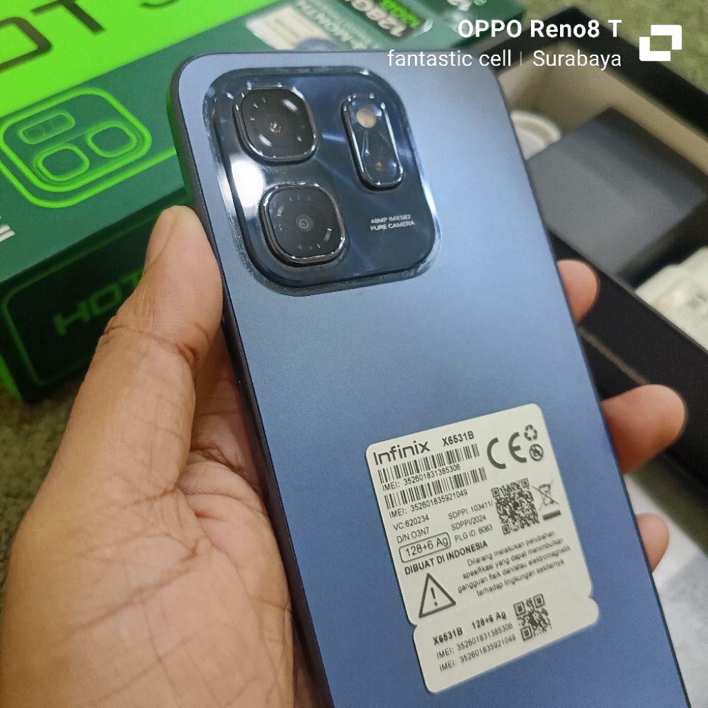 Infinix hot 50i ram 6+6/128gb