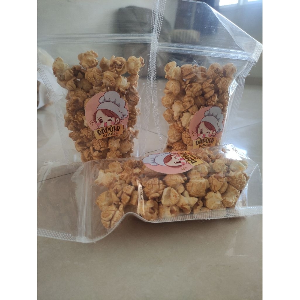 

Popcorn Caramel viral Versi Mini, Cemilan Sehat
