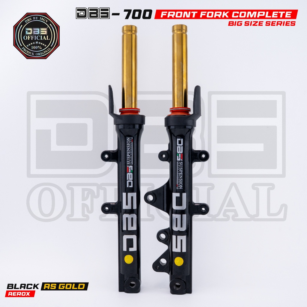 DBS 700 Front Fork Complete Big Size Series Shock Depan Full Set AEROX OLD