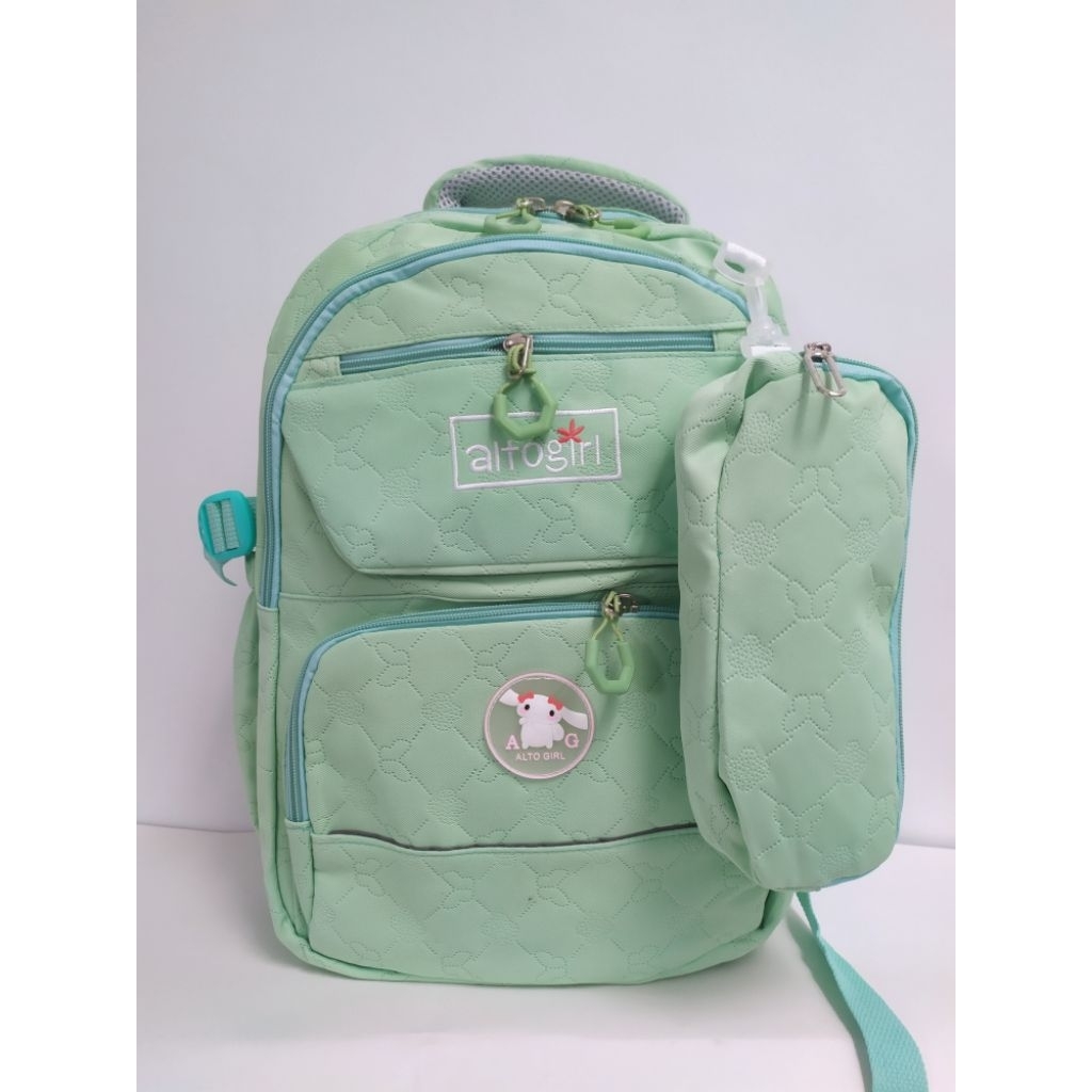 AltoGirl DailySet | Backpack Pelajar dan Mahasiswa Cocok Digunakan Sehari-hari | Bahan Polyester Sat