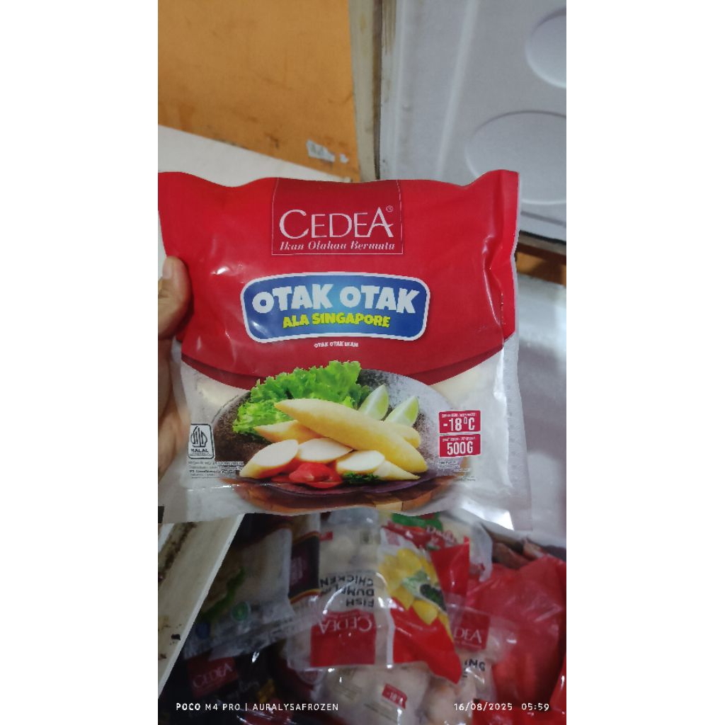 

CEDEA OTAK OTAK SINGAPORE 500GR