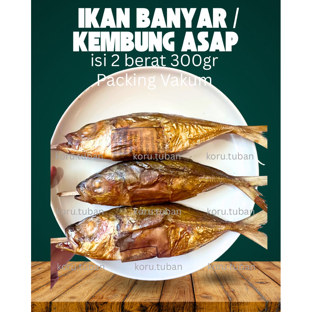 

IKAN BANYAR ASAP / IKAN KEMBUNG ASAP / PANGGANG BERAT 250GRAM
