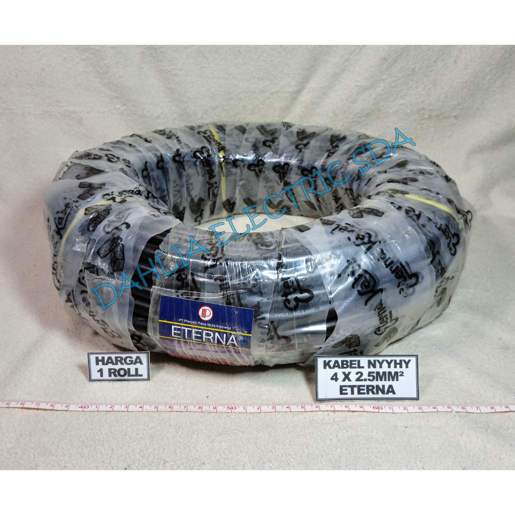 KABEL NYMHY / NYYHY (SERABUT) 4 X 2.5 ETERNA 1 ROLL (50M)