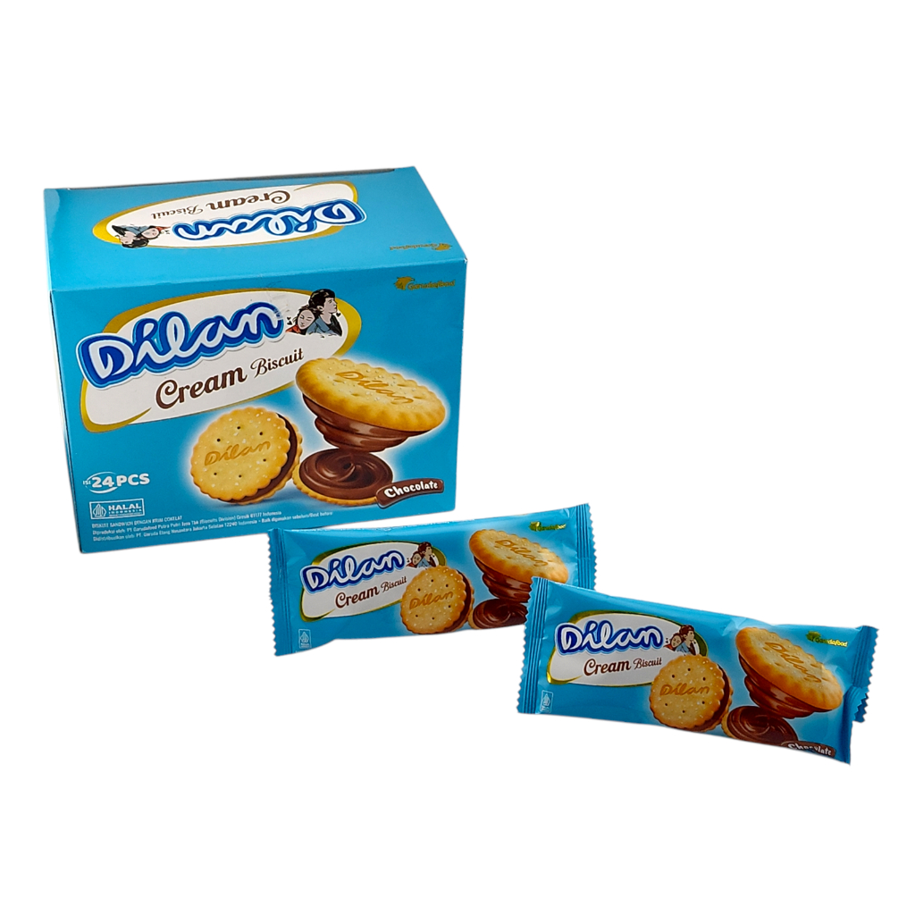 

Dilan Biscuit Cream BOX - Netto 24 bks x 16gr