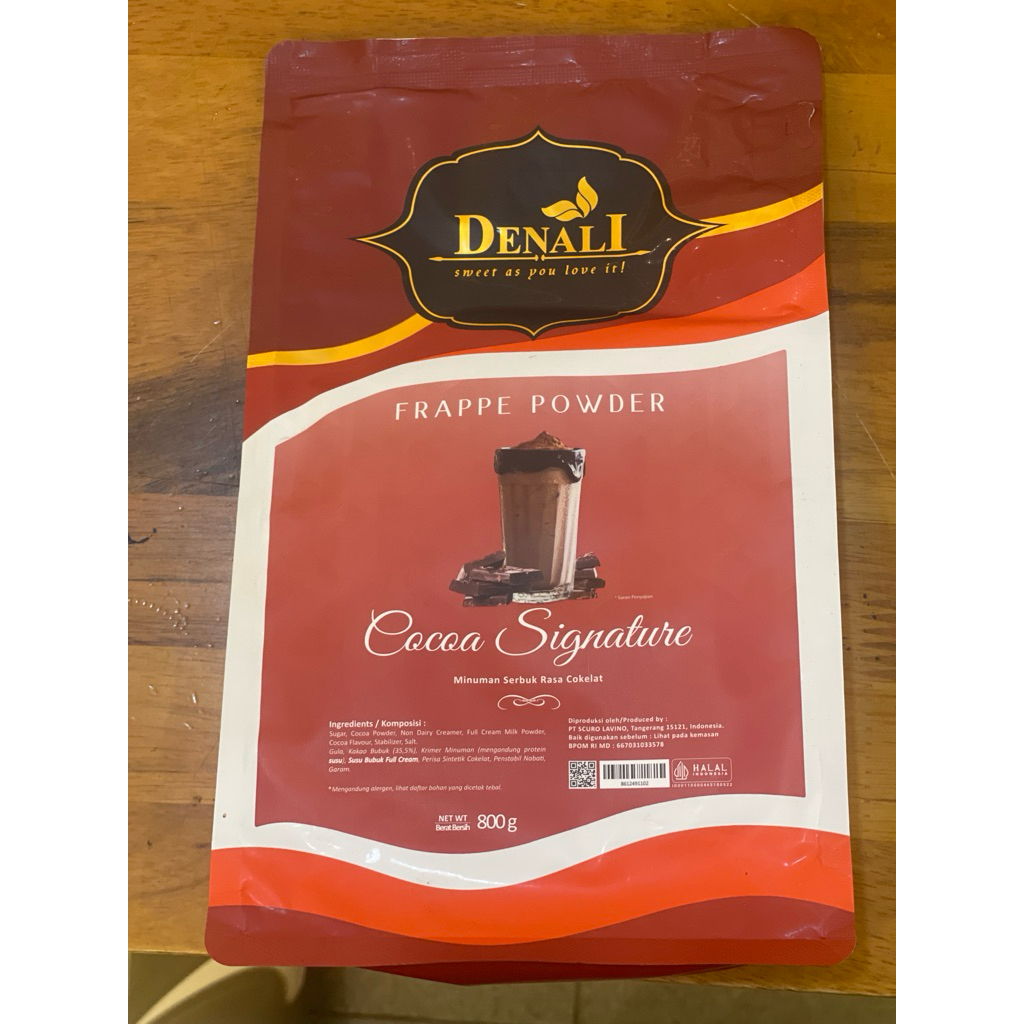 

Bubuk Powder Cocoa Signature Denali 800Grm