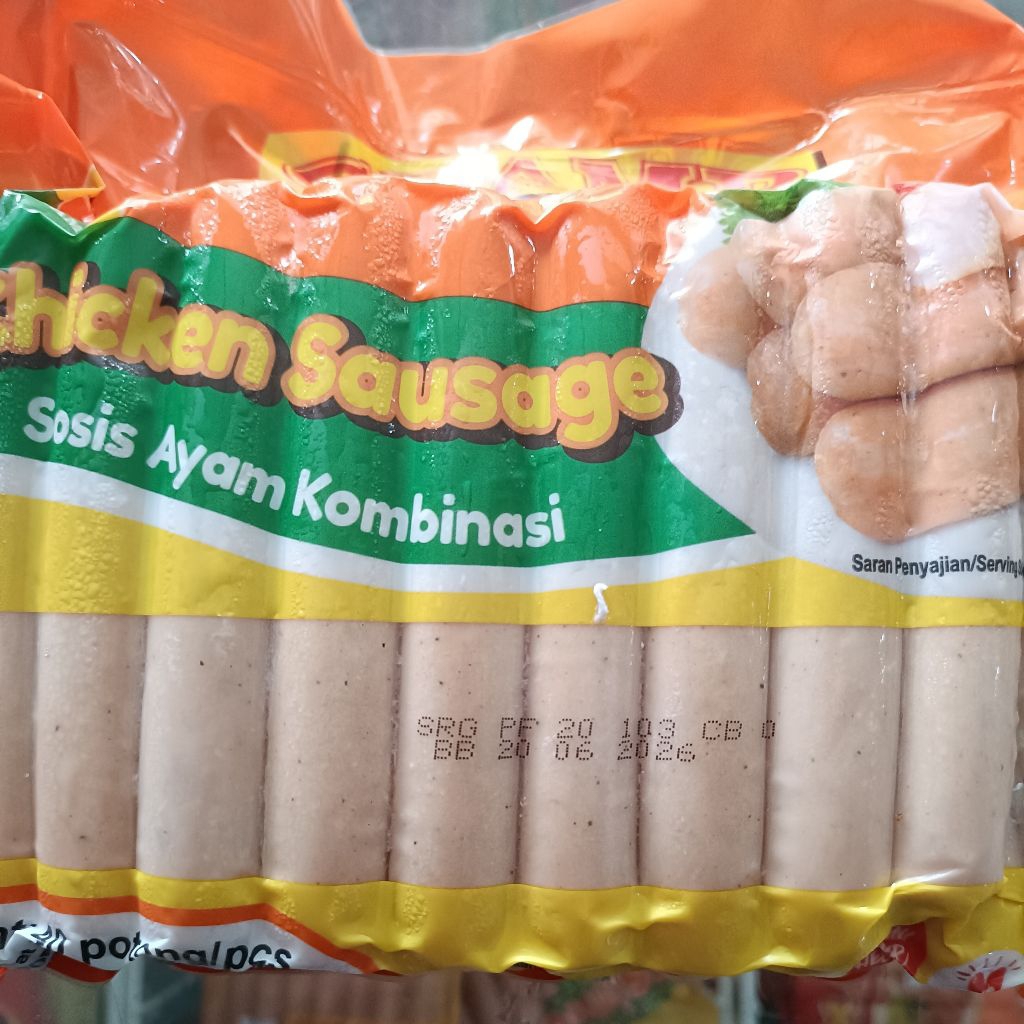 

SOSIS CHAMP CHICKEN SAUSAGE 1KG ISI 40 BATANG