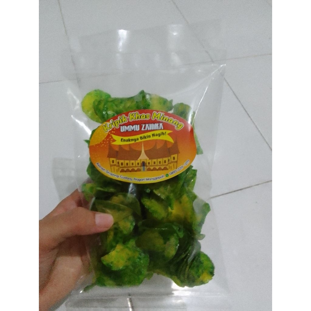 

kripik ubi balado hijau