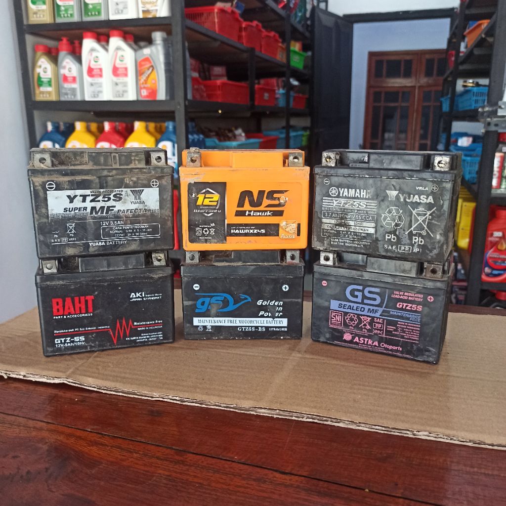 Aki bekas bahan type beat,kharisma, model mini