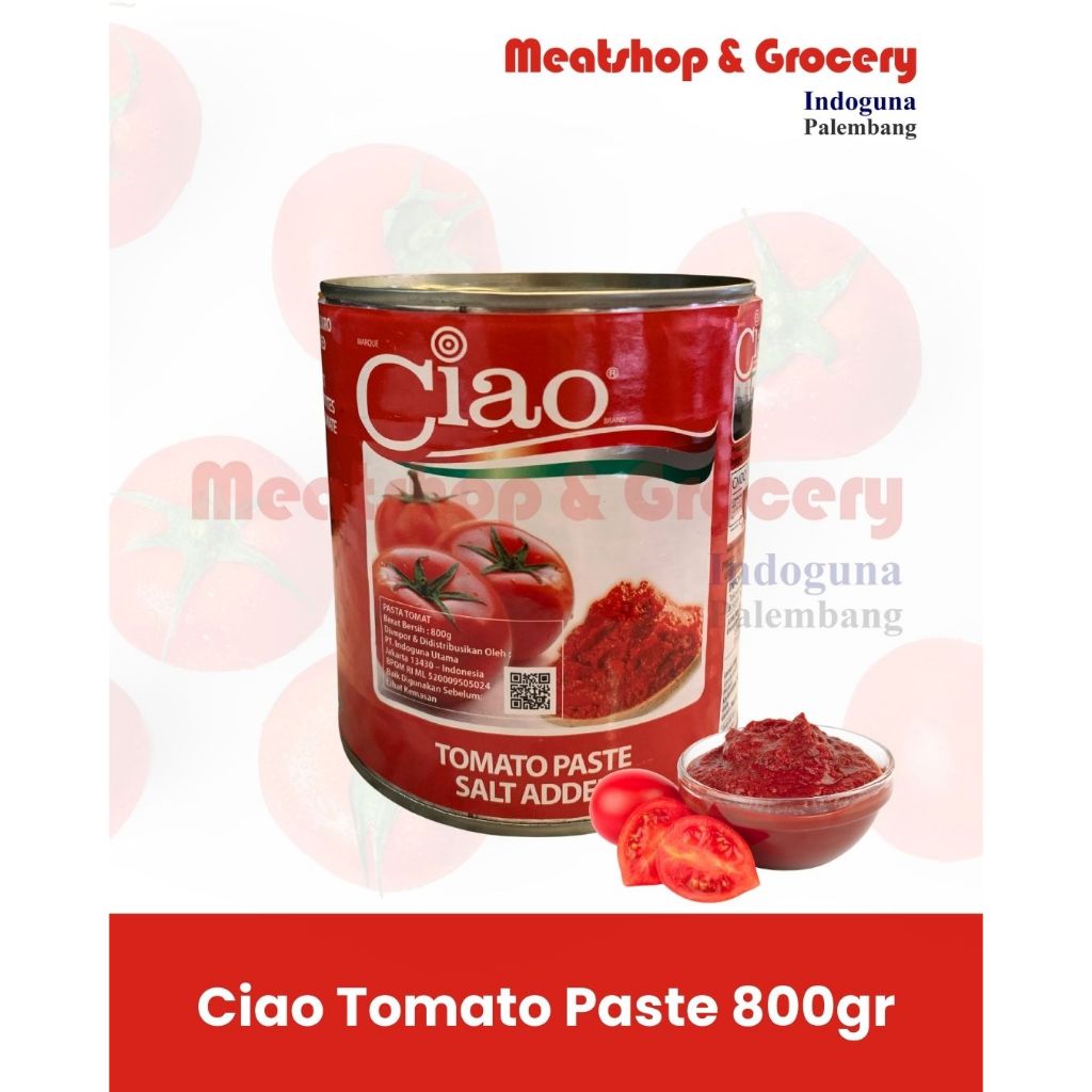 CIAO Tomato Paste 800 GR | CIAO Pasta Tomat 800 GR