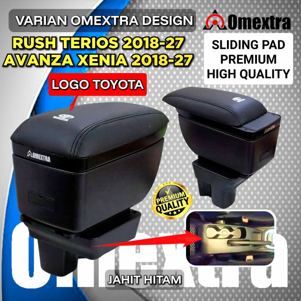 Indomextra Armrest RUSH TERIOS Console Box Terios Rush New 2018 keatas