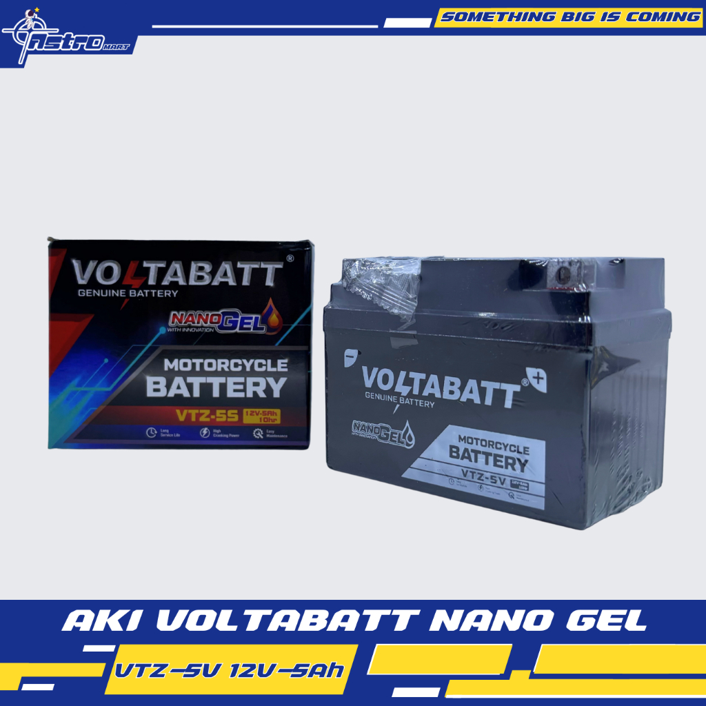 AKI VOLTABATT NANO GELL 12V-5AH KERING ORIGINAL