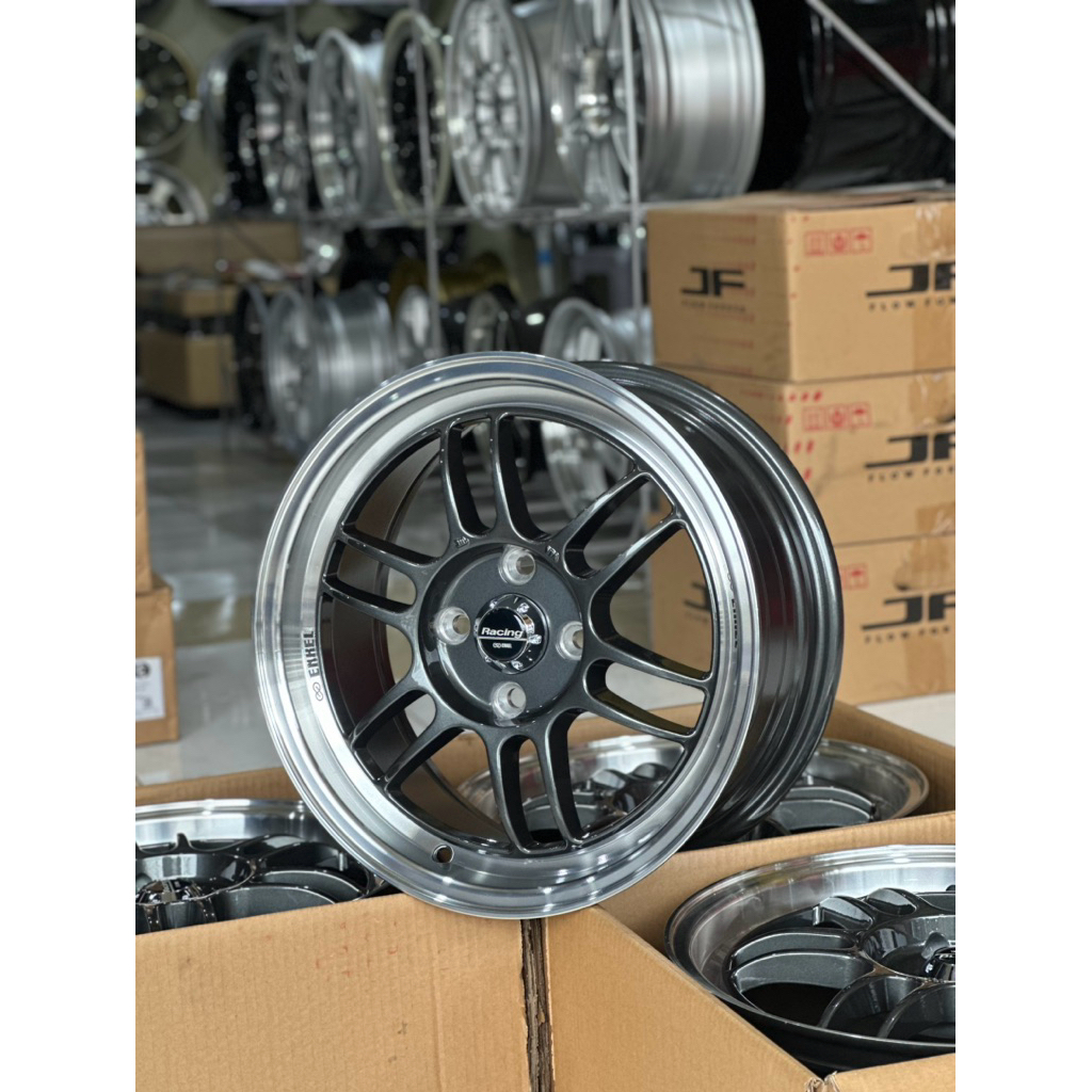 Velg Rpf Gunmet Lip Polis R15 Jf Luxury Baru