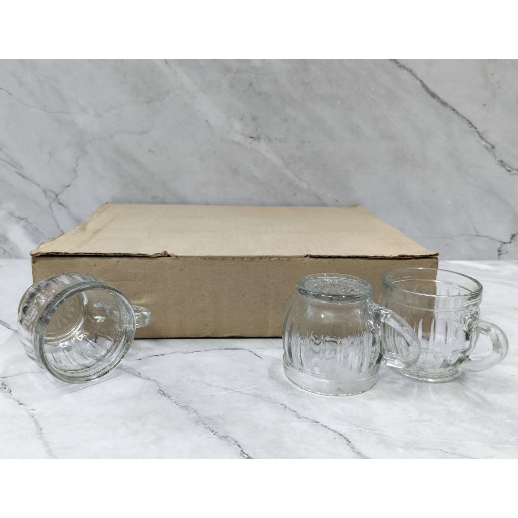 GELAS KACA SET KEDAUNG IC-05 ISI 12 PCS / GELAS KOPI / GELAS TEH - KEDAUNG