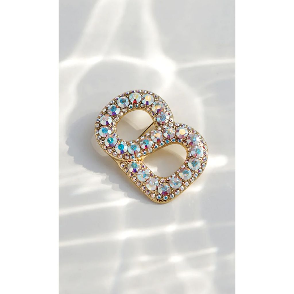 LUKE SIGNATURE GLEAMING BROOCH / BUTTONSCARVES