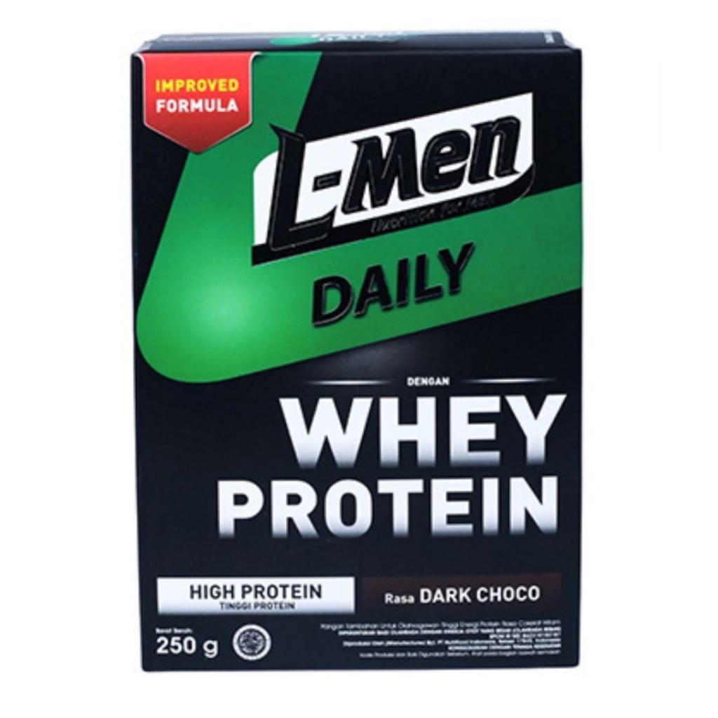 

L-Men Daily Susu Hi Protein 250gr / Dark Choco / Popcorn Caramel