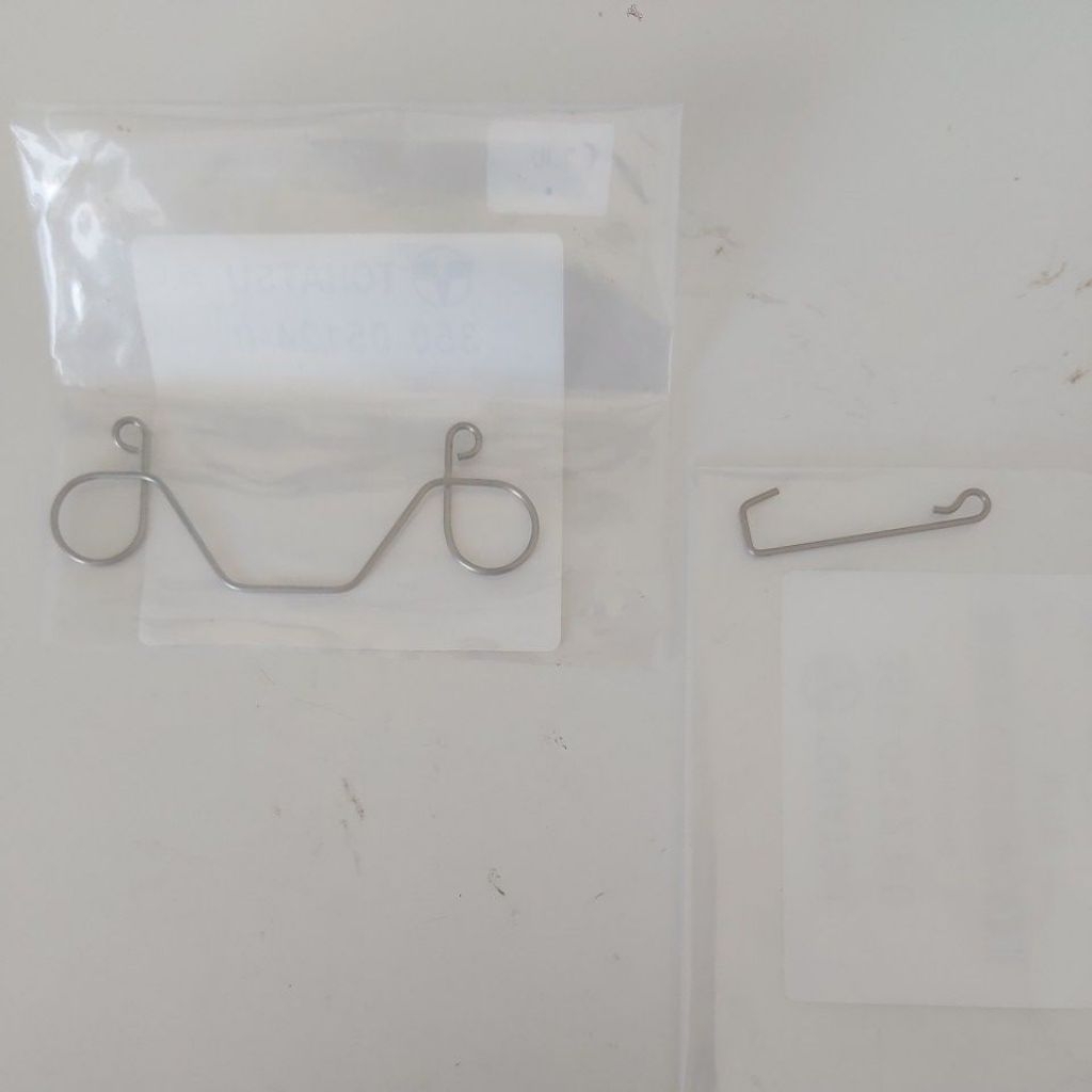 Return spring 1 set Ratchet guide A dan B mesin tempel Tohatsu 18pk-25pk. Asli