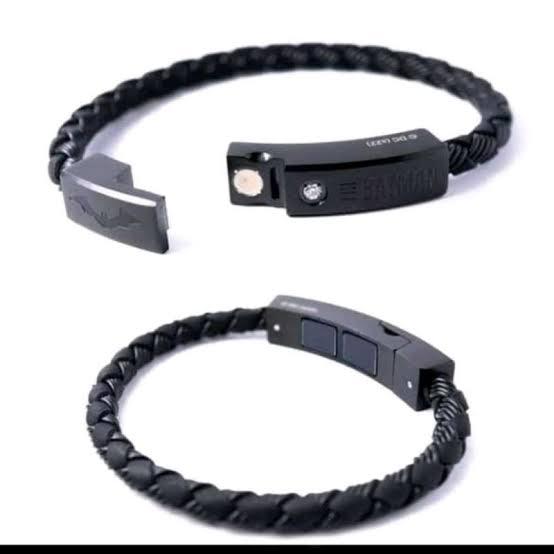 GELANG KESEHATAN PRIA GELANG MCI GELANG BATMAN PENDANT GELANG MCI ORIGINAL