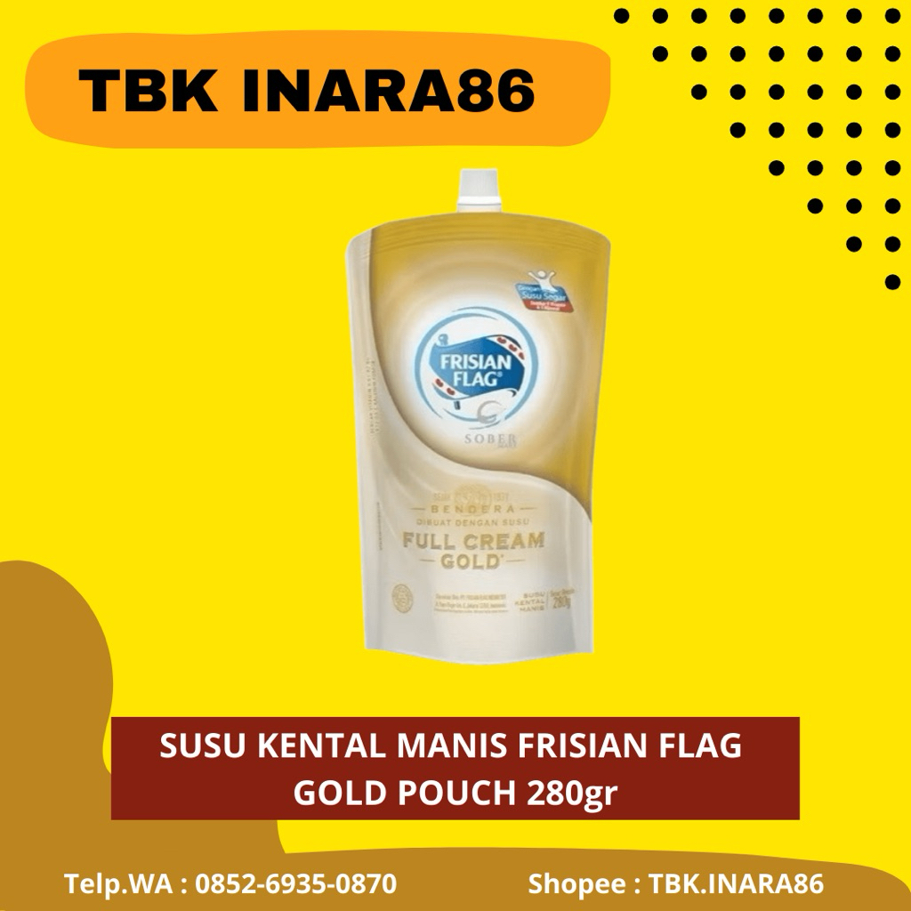 

Frisian Flag Gold 280g – Susu Kental Manis Ekonomis