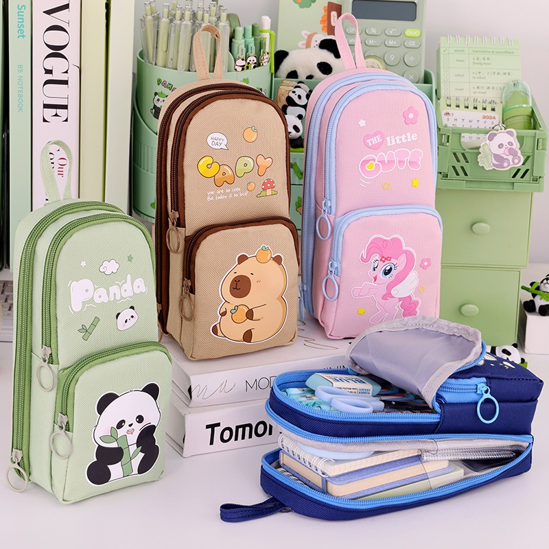 

Tempat alat tulis Tas Pensil kapasitas besar kotak pensil aesthetic Tas PenaTempat Pencil pen pouch lucu 3D Anak Tempat Pensil Kotak Pensil Kapasitas Besar