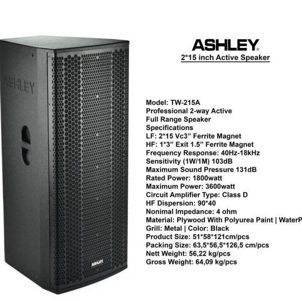 SPEAKER AKTIF ASHLEY TW 215A 15INCH