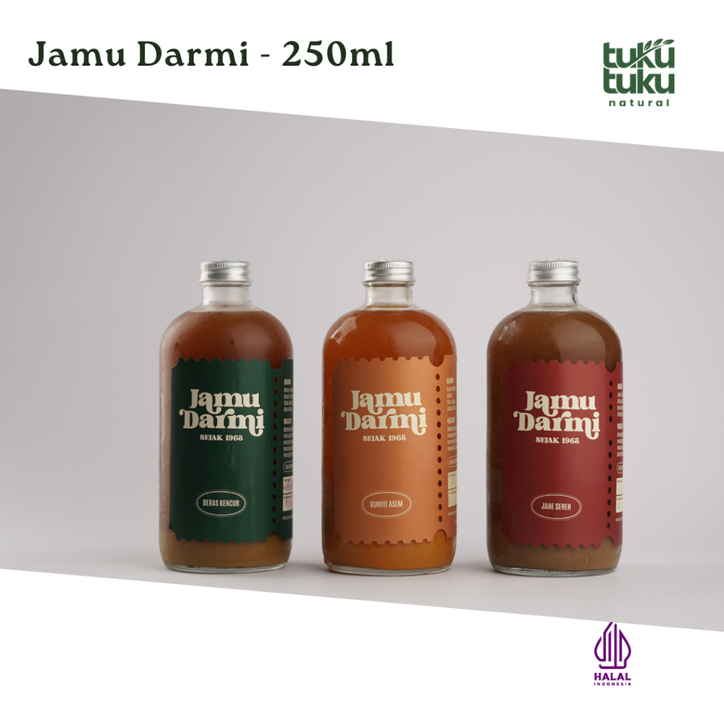 

Jamu Tradisional Alami Darmi – Beras Kencur, Jahe Sereh, Kunyit Asem | Jamu Herbal Sehat Segar