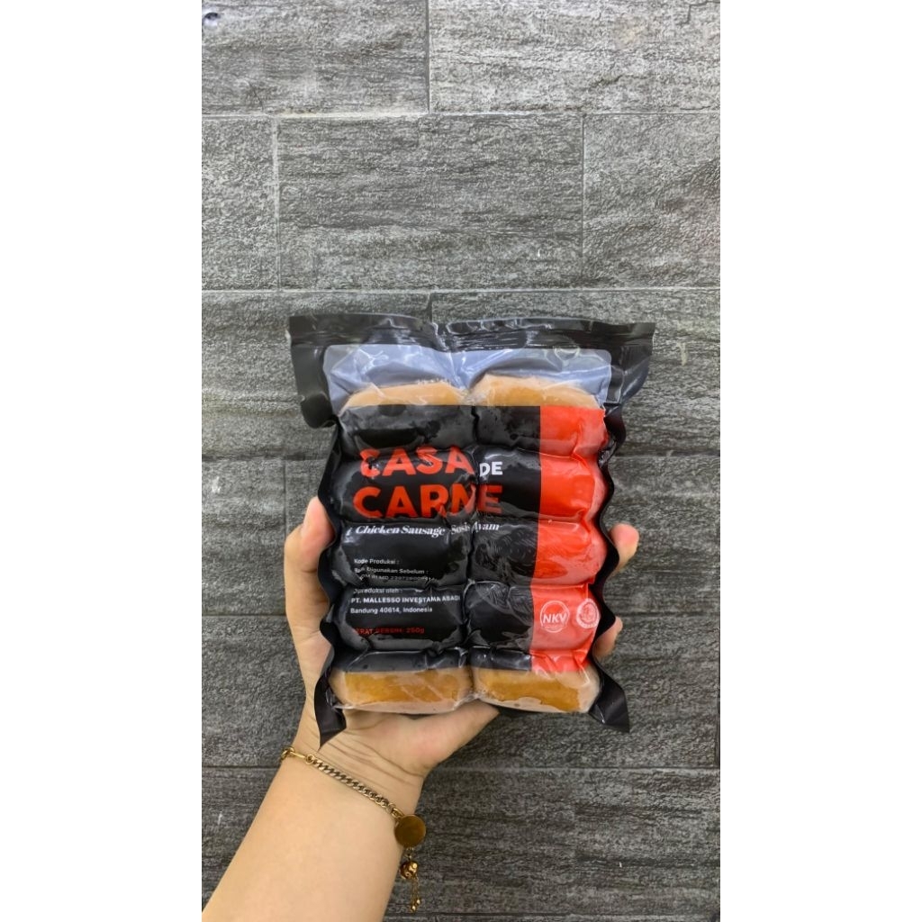 

casa de carne sosis ayam