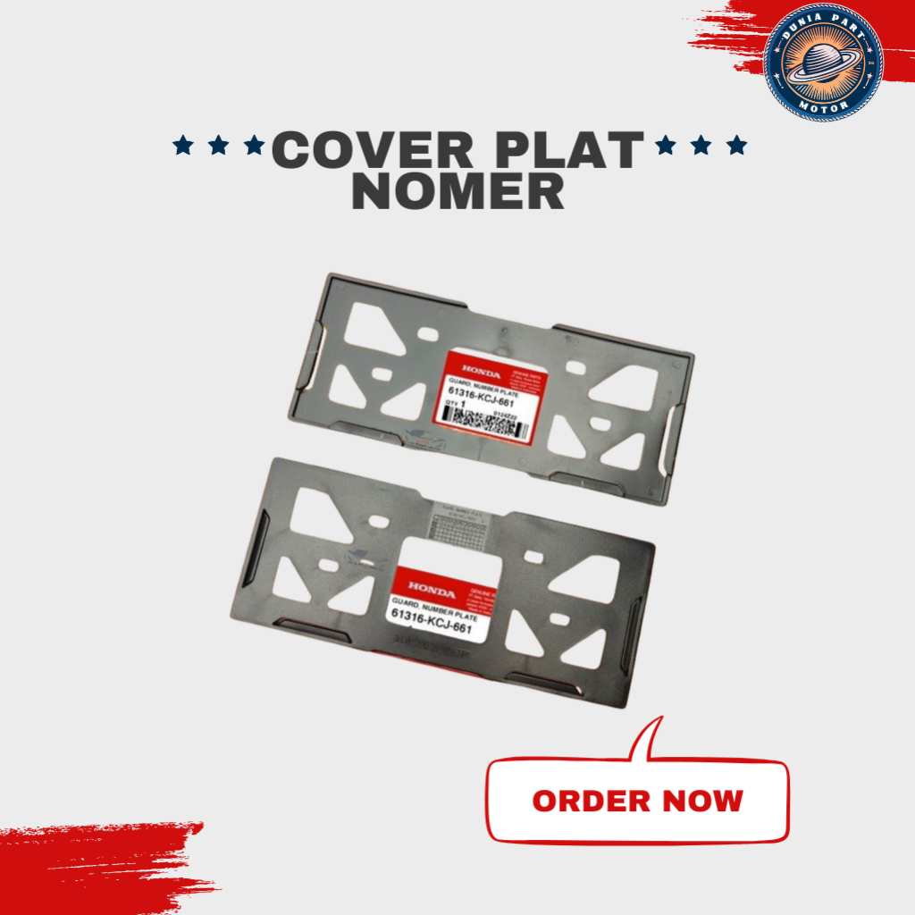 cover plat nomor honda rumah nopol honda scoopy fi sonic 150 cb cbr 150 adv 150 verza 150 61316KCJ66