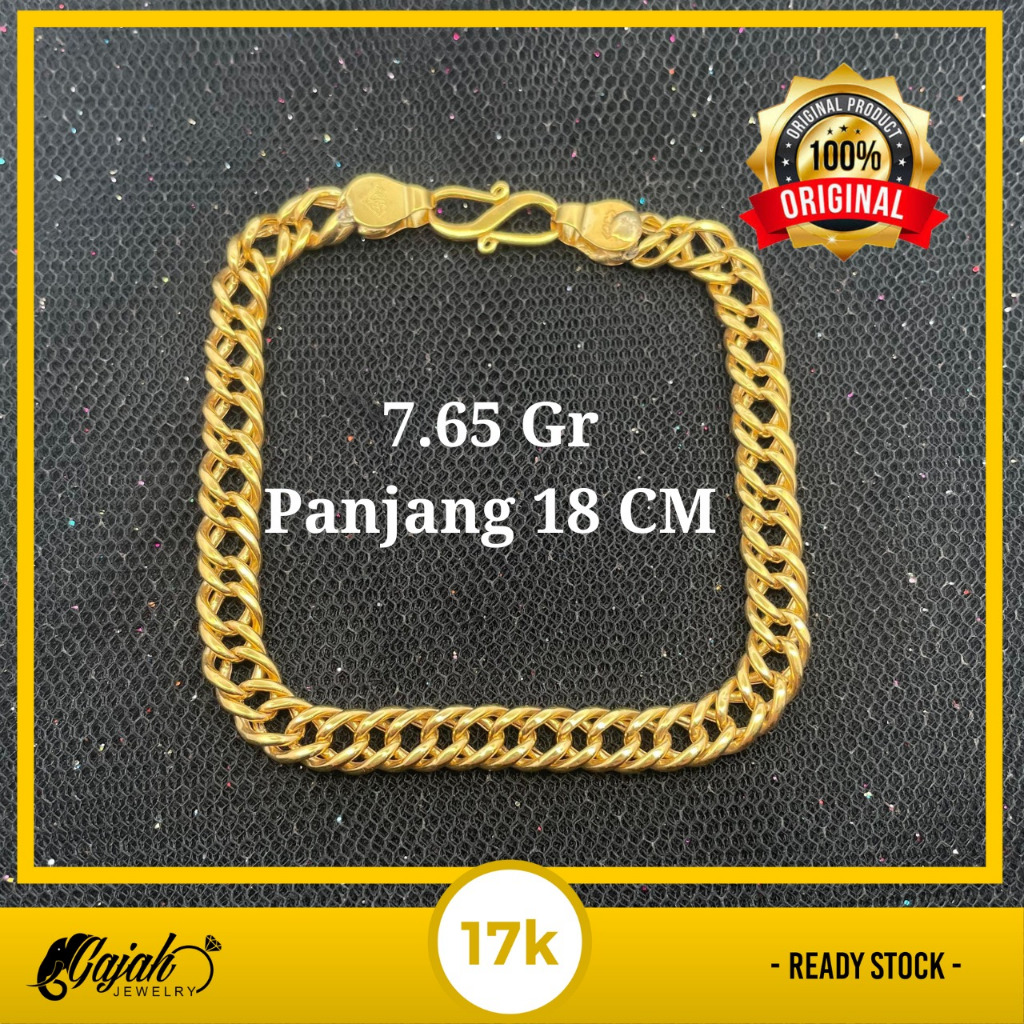 Gelang Emas 17K 7.65 Gram Toko Emas Gajah Online Salatiga 799