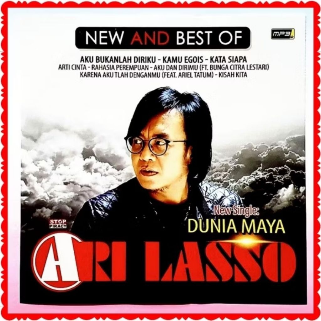 KASET CD MP3 MUSIK AUDIO KOLEKSI 150 LAGU ARI LASSO DAN LAGU JUDIKA LENGKAP-MP3 ARI LASSO-MP3 JUDIKA