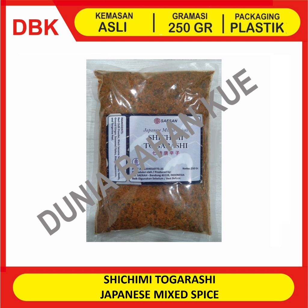 

SHICHIMI TOGARASHI JAPANESE MIXED SPICE / JAPANESE SEVEN SPICE / BUBUK CABAI MERAH KERING
