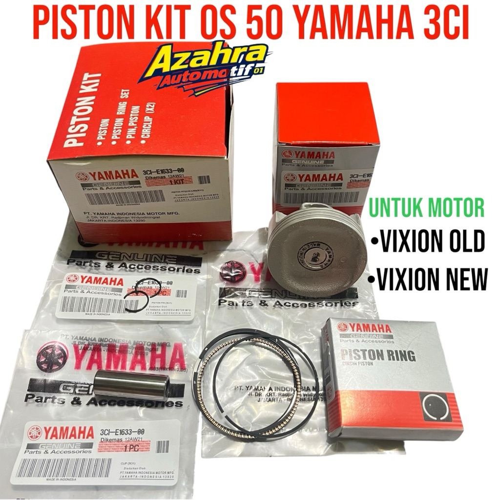 Piston Kit Piston OS 50 Yamaha 3CI Vixion OLD vixion New