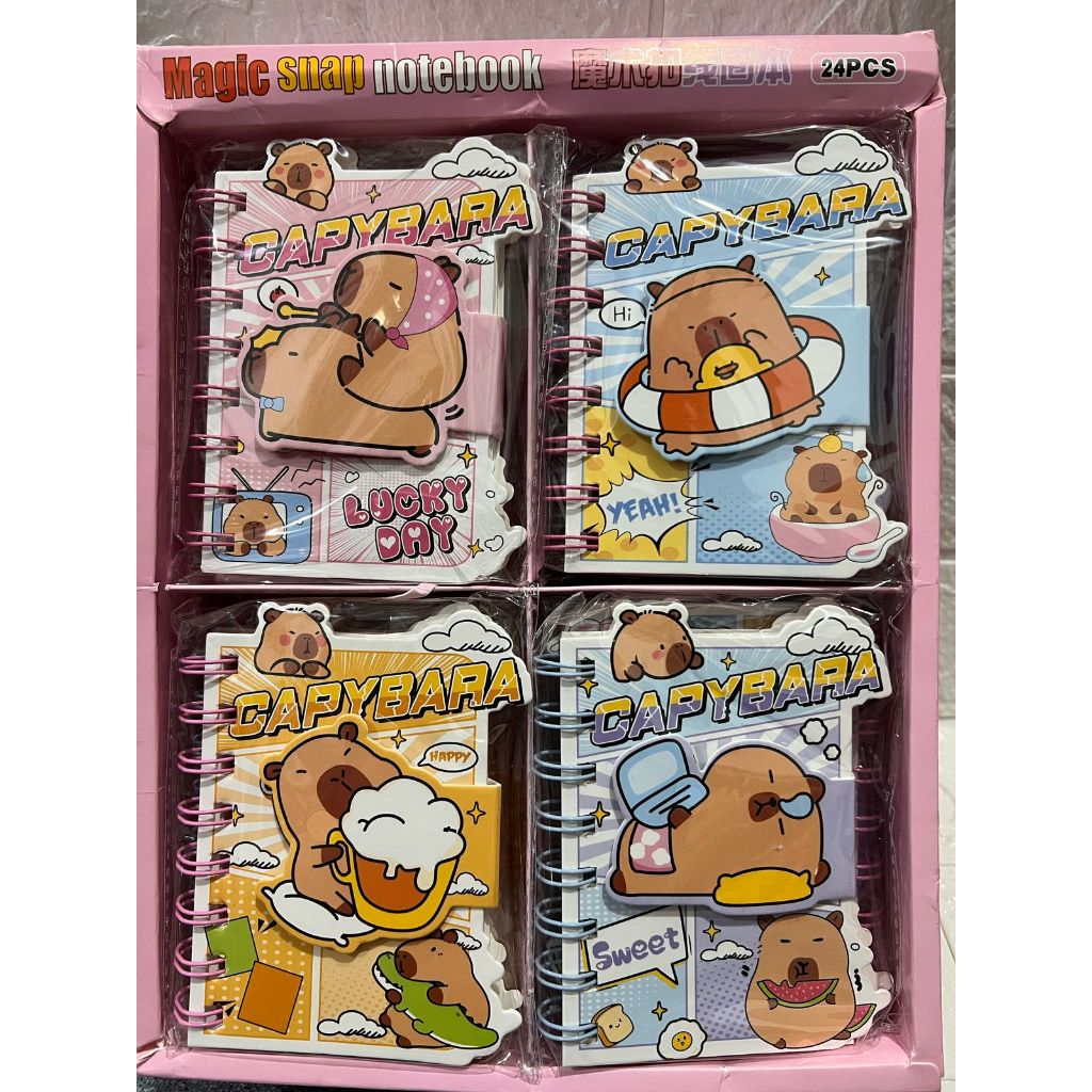 

Capystoreid Mini Note book / buku kecil notepad memo karakter sanrio cinamonroll my melody kuromi / capybara