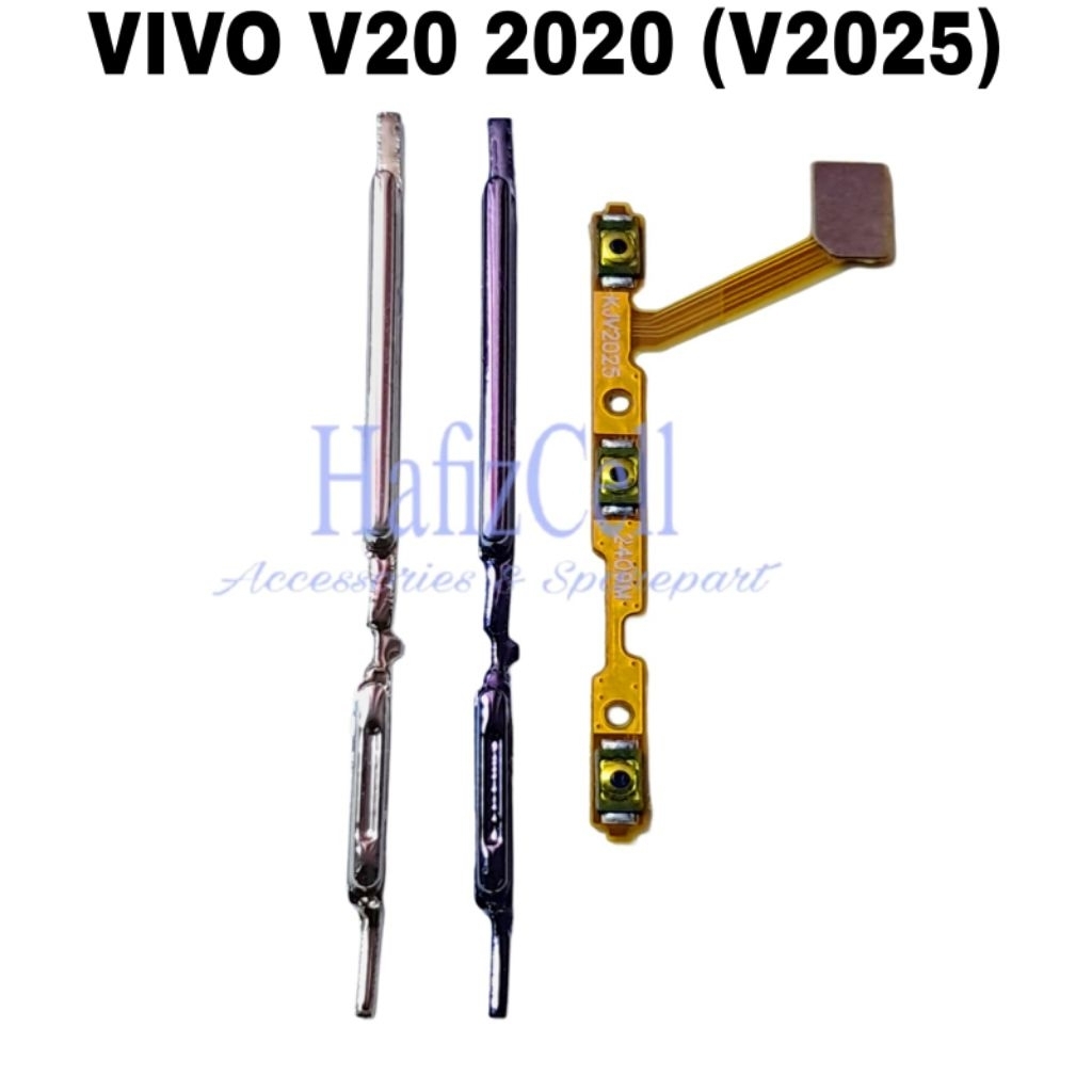 TOMBOL LUAR VOLUME + FLEXIBLE ON OFF VOLUME HP VIVO V20 2020 (V2025)