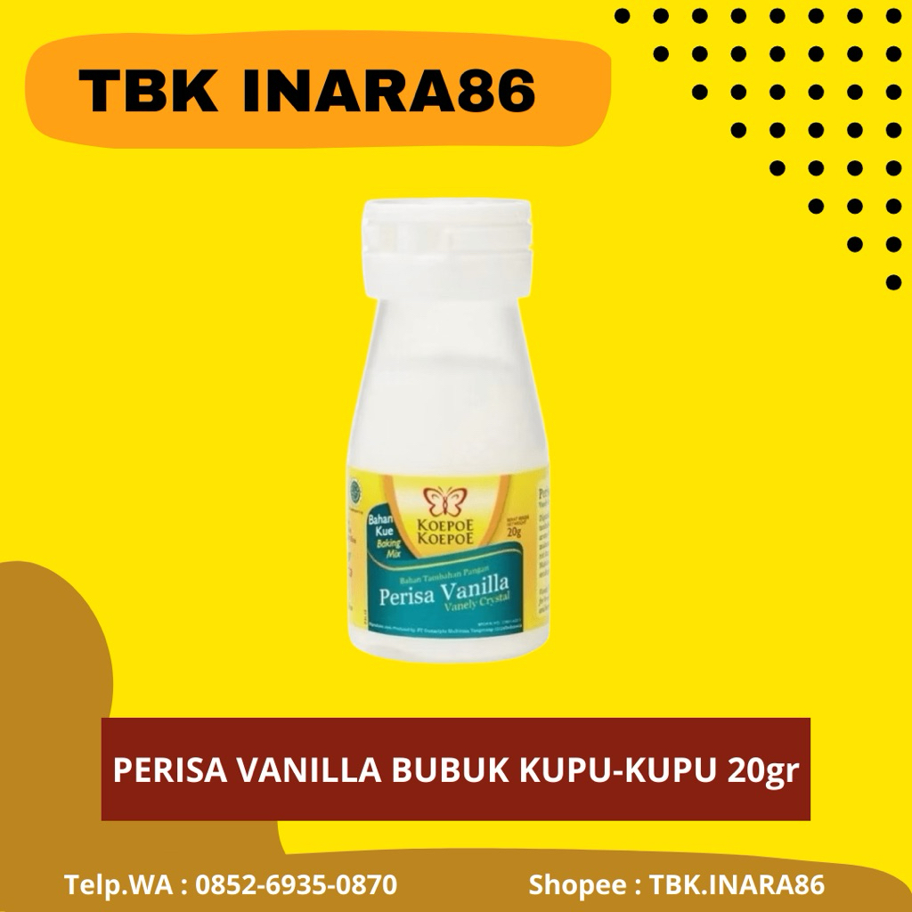 

Perisa Bubuk Vanilla Kupu-Kupu Koepoe - Koepoe – Bahan Baking & Minuman