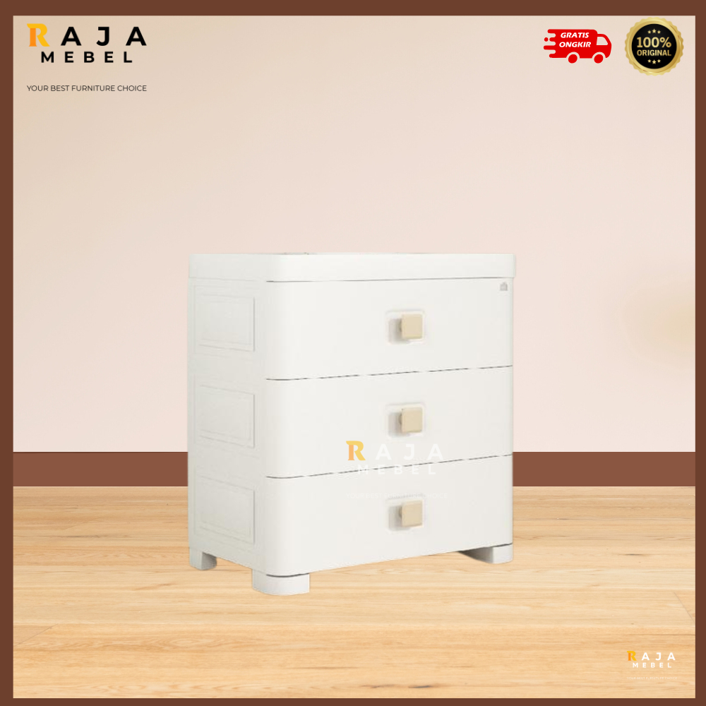 Rak Plastik 3 Susun Laci