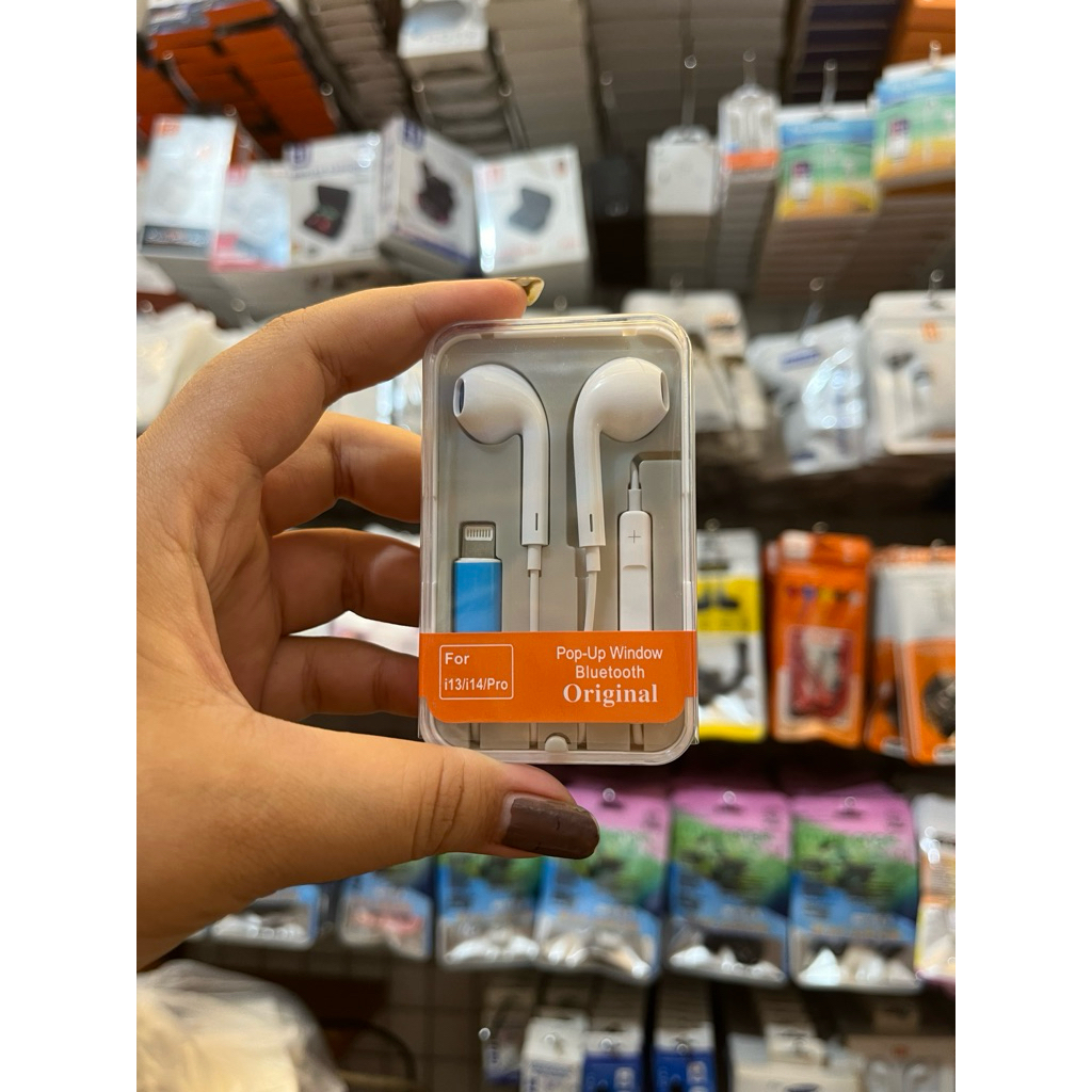 Headset Lighting Headset Pop-Up Window Bluetooth ORIGINAL For i13/i14/Pro