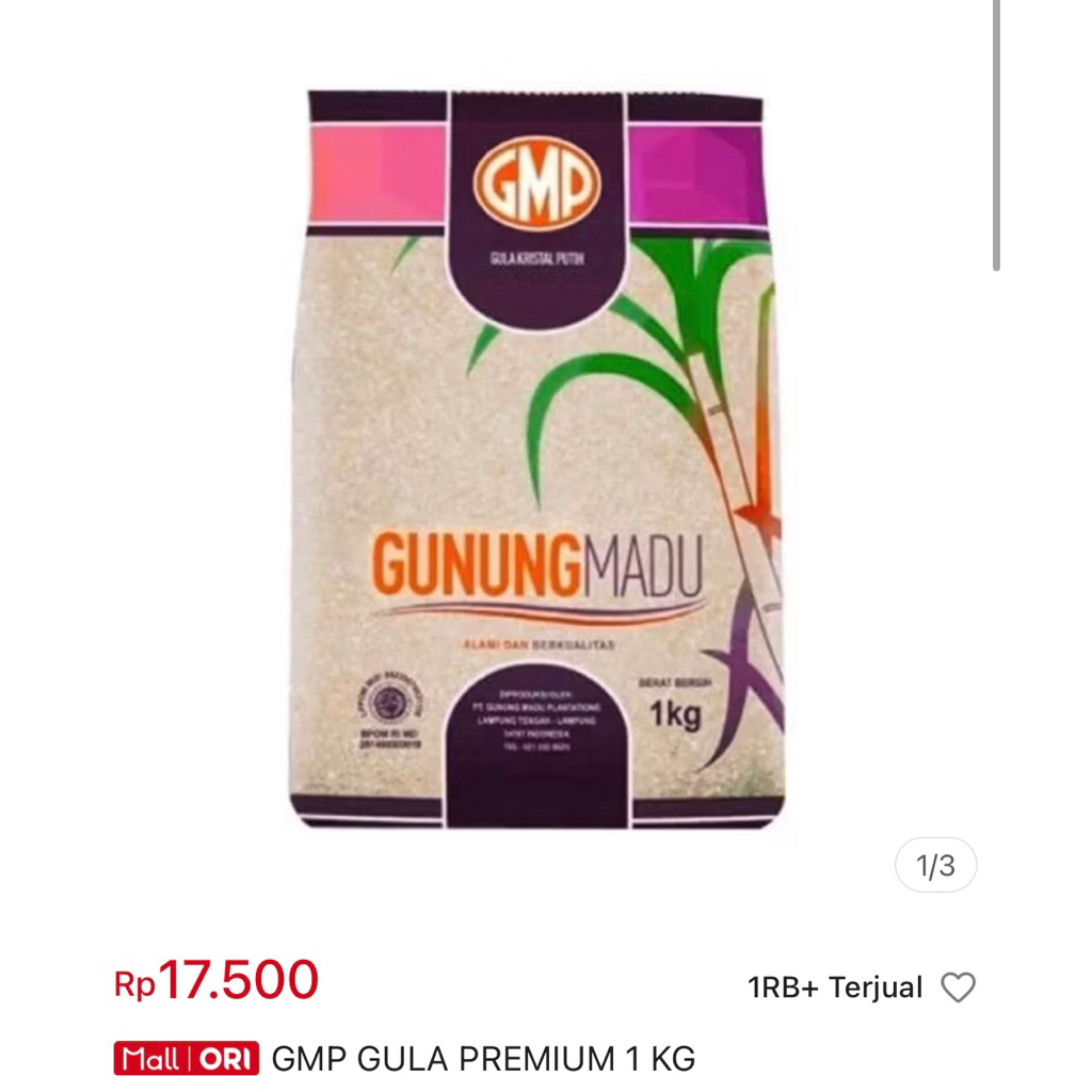 

GULA GMP 1KG FLASH SALLE