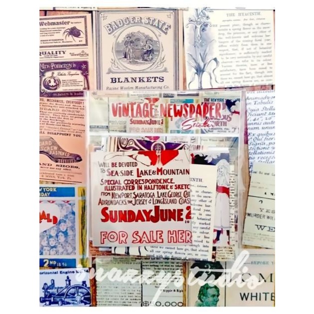 

Vintage Sticker Old Newspaper - Aesthetic Stiker Koran - Stiker Deko Scrapbook - Journal Sticker Planner Sticker