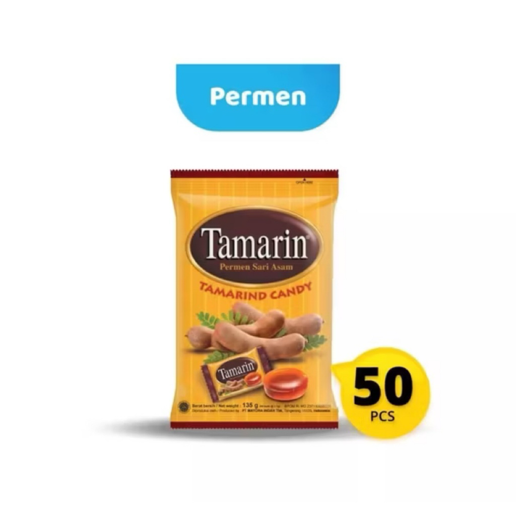 

Permen Tamarin 1 pack isi 50pcs