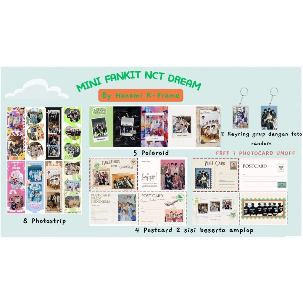 Mini Fankit NCT Dream Unofficial/Fanmade GIFT BOX KPOP / HAMPERS KPOP / FANKIT BOX NCTZEN