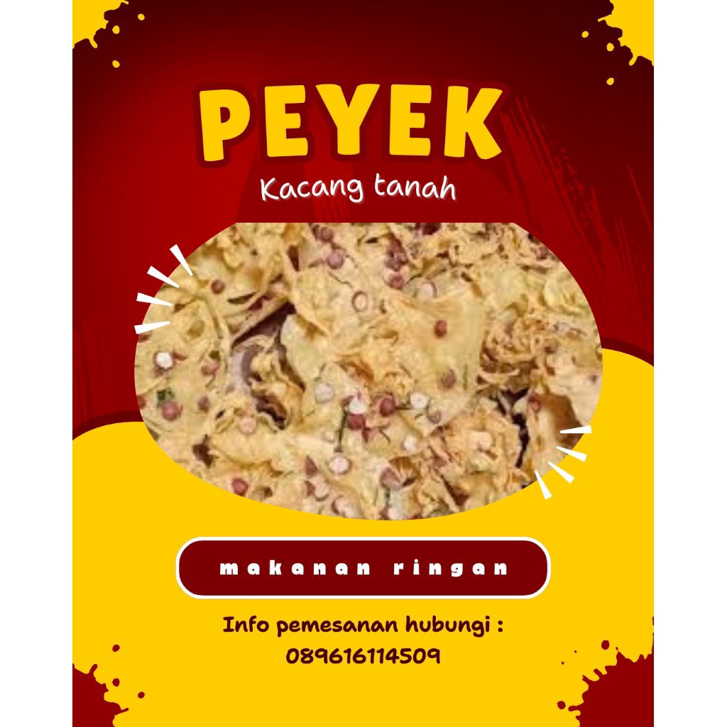 

peyek kacang tanah