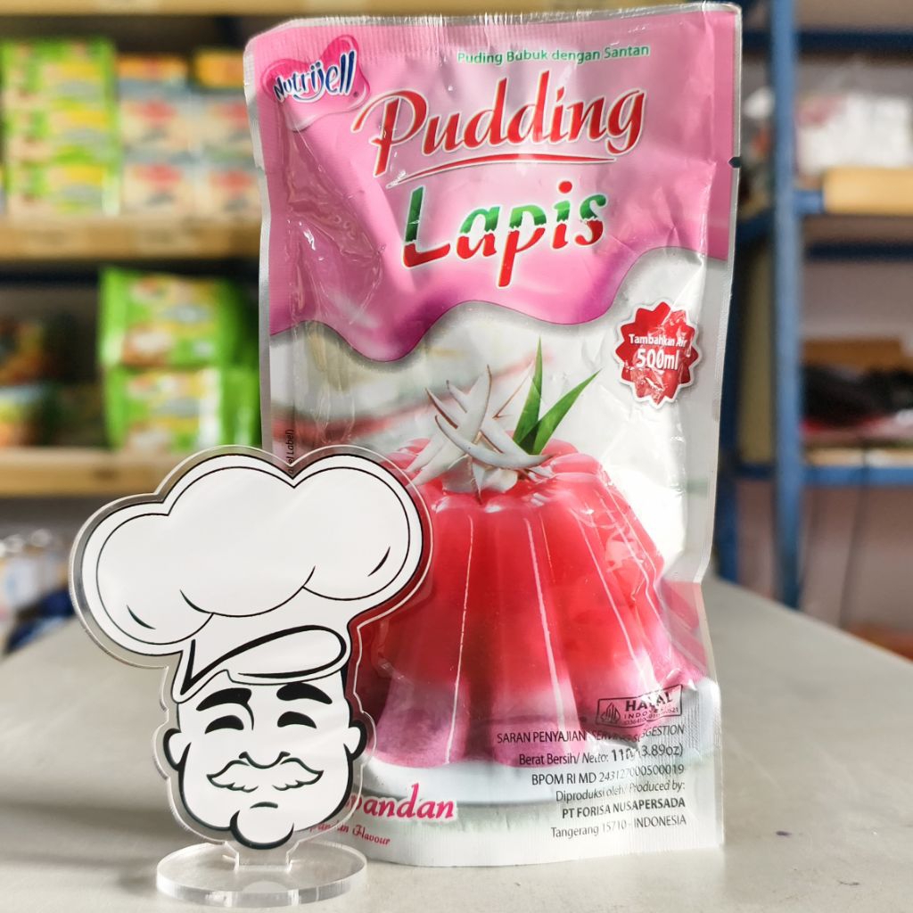 

Nutrijell Puding Lapis Cocopandan / Nutrijel Cocopandan