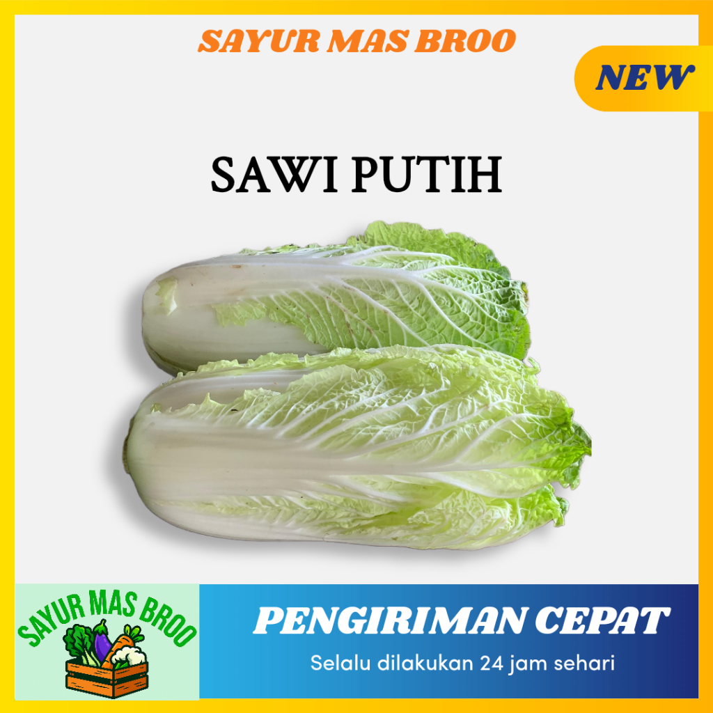 

Sawi Putih Segar - Toko Sayuran Mas Broo Palembang
