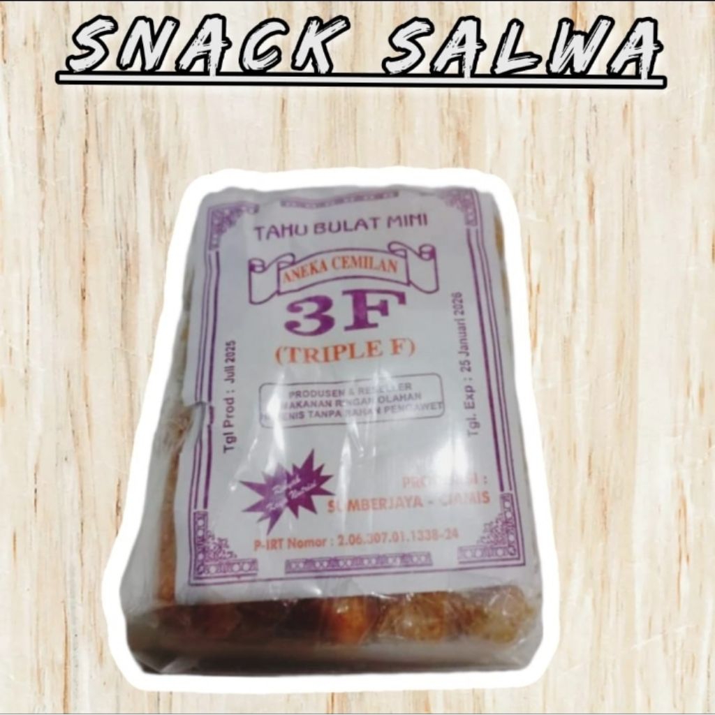 

Makanan ringan Tahu Bulat Mini 2 Rasa Asin&pedas