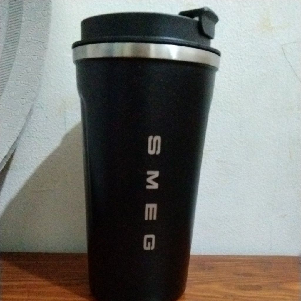 Botol minum mug stainless kopi hitam sm