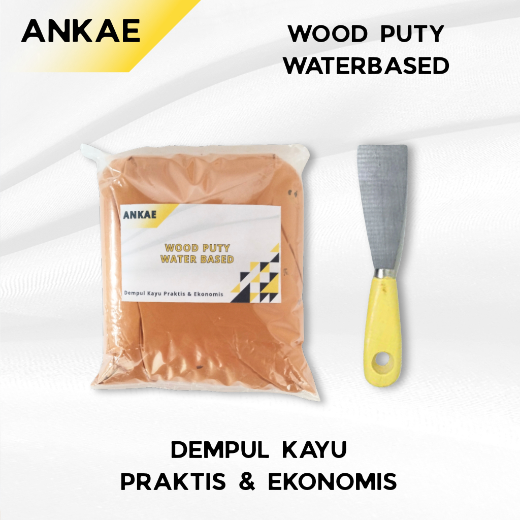 Dempul Kayu Jati Mahoni 1kg Praktis Ekonomis