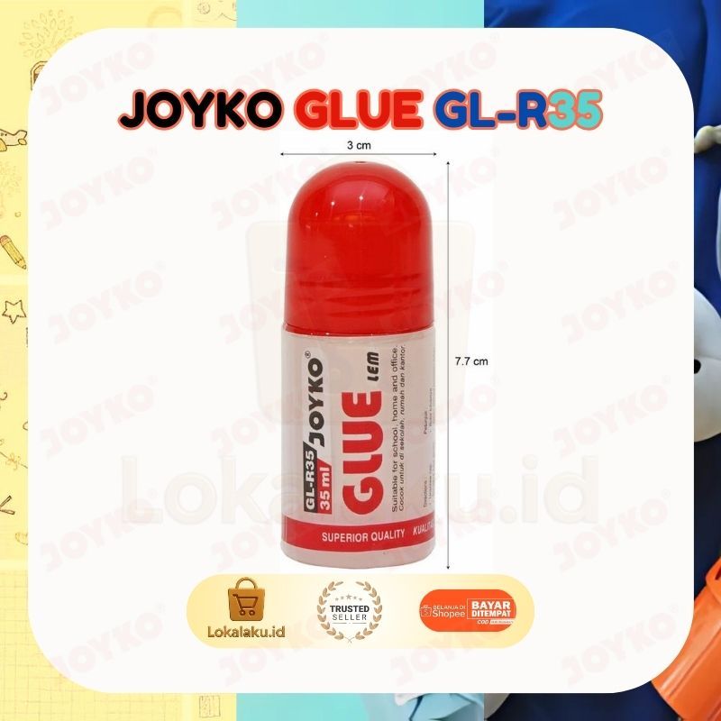

[] 1 PCS [] Joyko Lem Kertas GL-R35 35ml [] Liquid Glue Serbaguna 35ml untuk Sekolah Kantor