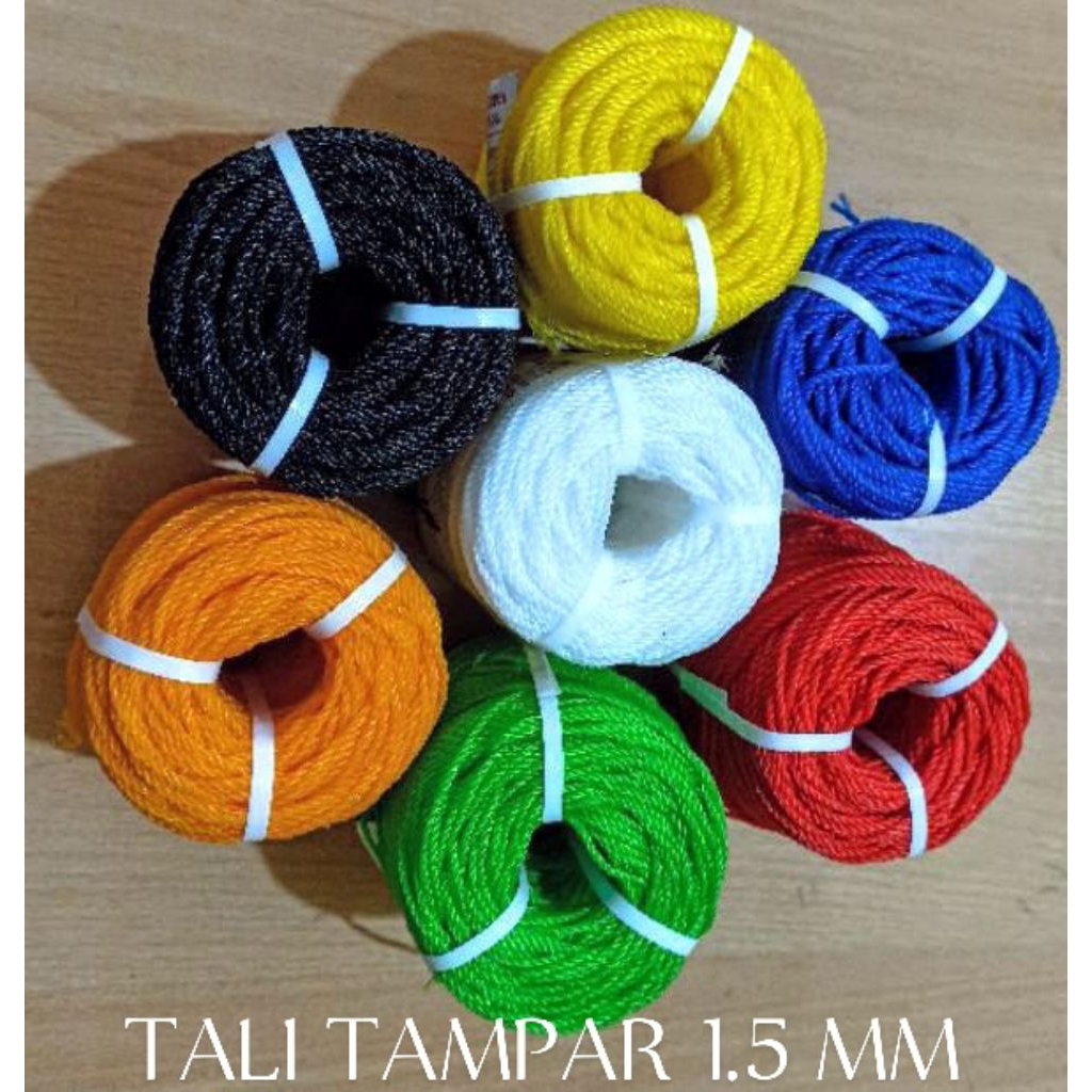 

tali tambang warna tali tampar/ tali layangan 1.5 mm